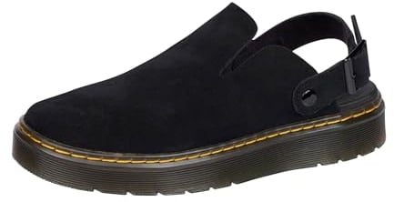 Dr. Martens Carlson, Mulo Unisex, Nero, 10 Women/9 Men
