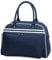 COOZO Retro Bowlingtasche - Französische Marine/Weiss - Einheitsgröße