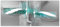 H4700M_TV5BS Papier peint intissé Motif anges Turquoise 211 x 91 cm