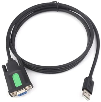Waveshare Industrial USB to RS232 Adapter with Original FT232RL FTDI Chip,USB Type A to RS232 Female DB9 (9Pin) Serial Converter Cable for Cashier Register,Modem,Scanner,Digital Cameras, 5FT/1.5m