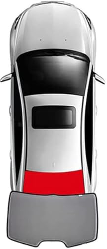 Auto Seitenfenster Sonnenschutz für VW Golf GTI 2016-2023, Front Heck Window Sun Shade Visor Uv Schutz Faltbare Sonnenblende Schutzabdeckung ZubehöR,1pcsrear