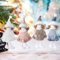 Aceshop 4 Stück Weihnachten Engel Anhänger, Weihnachtsengel Ornament Süß Weihnachten Engel hängende Dekorationen Engel Puppe Anhänger für Kinder Weihnachtsbaumschmuck Engel für Weihnachtsdekoration