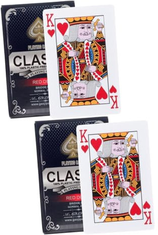 TOYANDONA Portable Poker Spielkarten Für Home Games Partys Und Familienunterhaltung Mit Karten