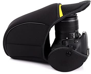AXTGBHL Comfortable Neoprene Camera Inner Bag Case Cover Fit For Nikon D600 D750 D700 D600 D800 D810 D7500D 7200 D7100 D7000 D90 D80 D3400(Size M)