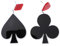 VALICLUD Ohrringe Spielkarten 1 Paar Damen Spielkarten Ohrringe Modisches Ohrzubehör Aus Acryl Trendige Accessoires Für Frauen Stilvolle Ohrstecker Für Poker Und Kartenspiel Liebhaber