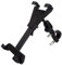 DIRBAK Supporto per tablet da bicicletta, universale, regolabile in altezza, per tablet da 7 a 10 pollici, supporto per tablet da moto per iOS Galaxy Tab, lega di alluminio, tubo da 20 a