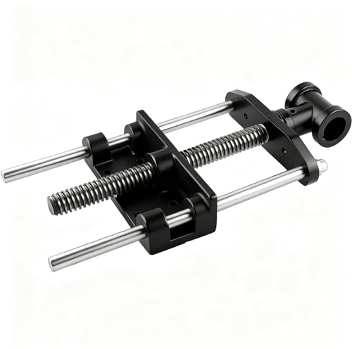GIVIHGETI Holzschraubstock 7 Zoll für Hobelbank, 180 mm Tischschraubstock mit Vorderzange, Schwerlast-Tischklemme Metallschraubstock, für Holzbearbeitung Maschinenbau