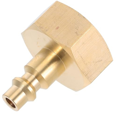 DEARMAMY Winterfester 3/4 Zoll Adapter für Gartenschlauch mit Luftkompressor Schnellanschluss Ausblasadapter für Wohnmobil Wohnwagen Boot und Camper Auslaufsicher Kompakt Langlebig