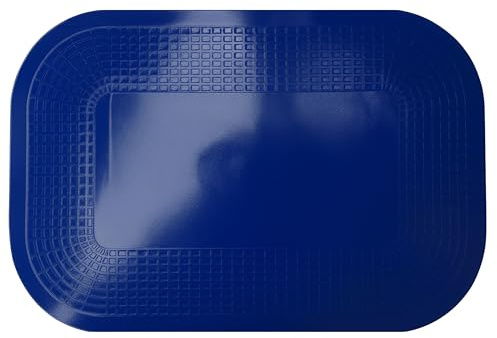 DYCEM Non Slip Rectangular Pad 38 x 45 cm , Blue , Precut Adhering Pad , Grip Assistance , Non-Toxic , Prevents Objects From Sliding or Rolling , Ideal for Cups , Plates , & Eating Utensils