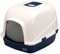 Europet Bernina Maison de Toilette Rectangulaire de Très Grande Bleu Taille 56 x 70 / 46 cm