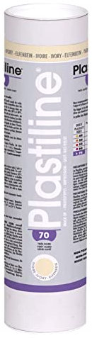 J. Herbin Herbin 1170T - Plastilin für den Modellbau, 1 kg, zum modelieren, HG70, sehr hart, 1 Dose, Elfenbein