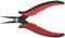 Hakko CHP PN-2007 Long-Nose Pliers, Flat Nose, Flat Outside Edge, Serrated Jaws, 32mm Jaw Length, 3mm Nose Width, 3mm Thick Steel
