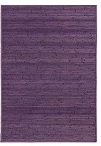 LOLAhome Alfombra de bambú, Antideslizante, Antimanchas, Resistente a la Humedad, para Salón, Dormitorio, Cocina, Baño, Pasillo, Garaje- “Lila” de “200x140 cm