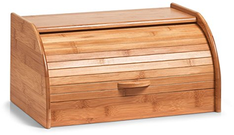 Zeller 25347 Rollbrotkasten, Bambus 40 x 26 x 20 cm, Natur