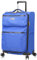 Lucas Designer-Gepäckkollektion – erweiterbare 71,1 cm weiche Tasche – strapazierfähiger, großer, ultraleichter, karierter Koffer mit 8 Rollen drehbaren Rollen, Königsblau, 28in