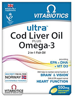 Vitabiotics Ultra Cod Liver Oil - 60 Count (Pack of 1),other