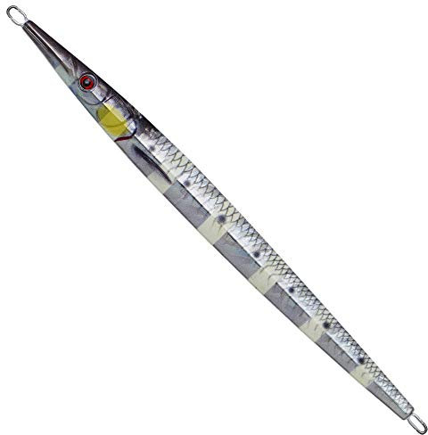 Savage Gear Salt 3D Needle Jig - Pilker, Farbe:Glow Zebra PHP, Länge/Gewicht:23cm / 150g