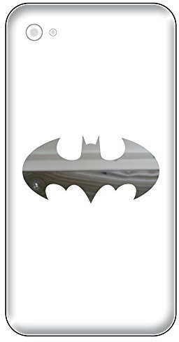 GreenIT 4 Stück 5cm Batman Handy Smartphone Auto Aufkleber Tattoo die Cut Decals Deko Folie (Chrom)