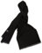 Posh Gear Herren Seiden Schal Setaforte, schwarz aus 100% Seide