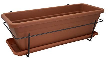 ARTEVASI Kit Fioriera Venezia 60 cm Terracotta