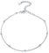 Chaîne Boule de Cheville Argent 925 Bijoux Bracelet Cheville à Pied pour Femme