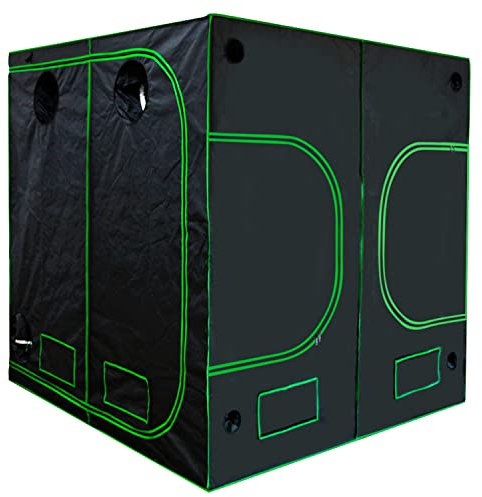 Kingpower 14 Taglie Grow Tent Box Interno Serra Coltiva la Tenda Idroponica Gabinetto di Alevamento, Dimensione:200 x 200 x 200 cm (10)