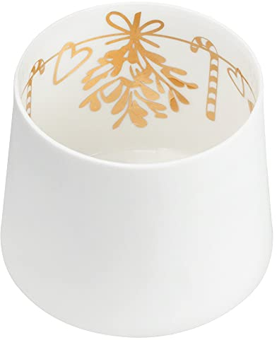 Räder [A] Living Schattenspiel Mistel- Zweig D:7,5cm Höhe:6,5cm Gold