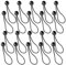 20PCS Black Tarpaulin Bungee Balls - Tarp Bungee Ties & Cords for Banner, Pavilions, Flag Poles & Tent