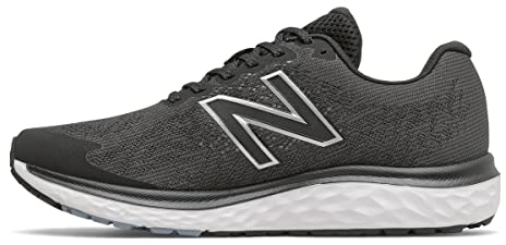 New Balance Herren M680V7 Straßen-Laufschuh, Black, 43 EU