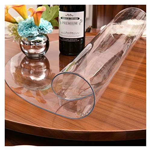 LSSB Tondo PVC Tovaglia, Plastica Sottopiatto Protezione Pavimento Impermeabile Tappeto per Casa Ingresso Night Stand Cucina Camera da Letto Ascensore, 3 Dimensioni