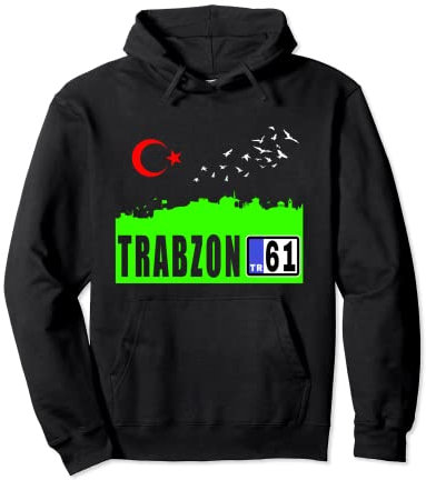 Trabzon,Türkei Flagge,Türkiye bayrak,Turkey flag. Pullover Hoodie