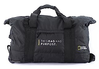 National Geographic Unisex Reisetasche Pathway, Schwarz, 59x29x28 cm, 48 Liter