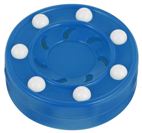 Homoyoyo 1pc Ice Hockey Pucks, Off- Ice Stickhandling& Passing Puck, Ice Hockey Balls for Street Hockey- Yellow