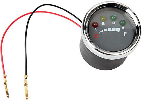 iSpchen Batterie Kraftstoffanzeige 48V Ladezustandsanzeige Batterie Kapazität Batteriestandsanzeige Blei-Säure LED-Batterieanzeige Batterietester für Auto,Boot,Marine,Traktor,Motorrad
