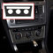 FINMOKAL Carbon-Faser-Konsole AC-Schalterknopf-Aufkleber-Abdeckung für VW GTI 7 Golf MK7 2014-2019