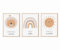 MeinBaby123® I Affirmationsbilder | 3er Set DIN A4 Poster Set | Bilder Kinderzimmer | Kinderzimmer Poster | Deko Bilder Kinderzimmer | Babyzimmer Deko (Affirmations Set V4)