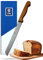 SMI 20 cm Lame Dentelée Couteau Beurre Épandeur Couteau De Table Couteau à Pain Couteau à Tartiner Manche en Bois - Made in Germany
