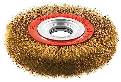Kovalmax® Spazzola in acciaio da 150 mm per smerigliare smerigliatrice mola da banco