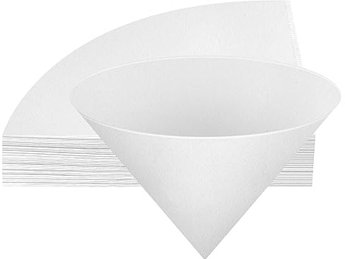 NACHLYNN 20 filtros de aceite para freidora, filtro de aceite de freidora profunda de 10 pulgadas, conos de filtro no tejido, filtros de aceite de cocina, filtros de jarabe de arce, filtros de cera de