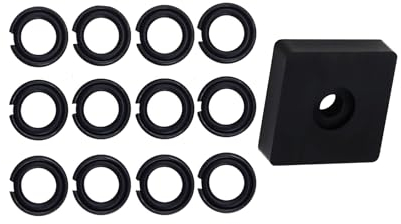 TALSWIF (12 Sets) 1/2 Retaining Ring Clip with O-Ring for Milwaukee Electric/Pneumatic Type Impact Wrench, Retainer Ring Anvil Install Tool Included