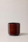 Plantpatio® Cache-Pot Artisanal en faïence émaillée, Rolo (15 cm, Marron Noyer)