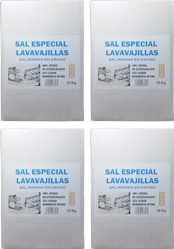 Sal Para Lavavajillas Marina Grano 10 Kg (4 Unidades)