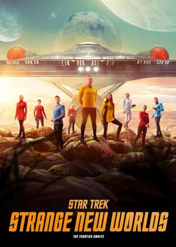 Displate Offiziell Star Trek MetallPoster Magnetische Befestigung Inklusive Lizenziert Bilder Hochwertiges Poster Star Trek Strange New Worlds Strange New Worlds Poster 67.5 cm x 48 cm
