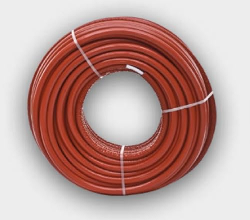 20 x 2 mm Alpert Alu-Verbundrohr isolierung Trinkwasser 9mm isoliert ROT 50m Heizrohr Heizung Aluminium Metallverbundrohr 20x2.0 Aluverbundrohr