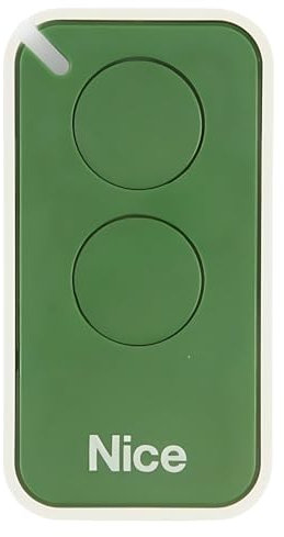 Mando Era Inti - Mando de Garaje de Dos Botones Era Inti. Control Remoto Garaje y Portón - Alta Compatibilidad y Fácil Programación (Verde)