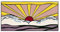 Berühmtes Roy Lichtenstein Poster und Drucke Landschaft Sonnenaufgang Wandkunst Roy Lichtenstein Leinwand Gemälde für Home Decor Bilder 50x100cmx1 Kein Rahmen