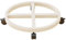 F Fityle Support de Plantes à roulettes en Pot avec roulettes Accessoires multifonctionnels Support de Pot de Fleurs sur roulettes Chariot à Plantes pour, Blanc Moyen