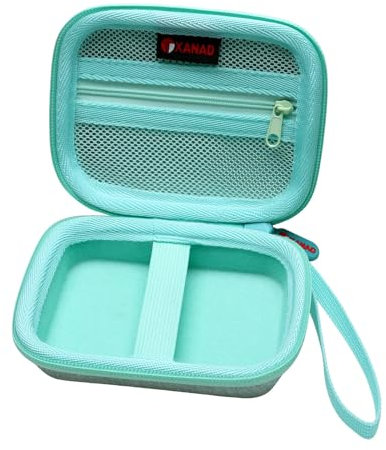 XANAD Housse Appareil Photo de Protection pour Compact - 1080P HD Digital Zoom pour Pochette Appareil Photo Enfant Adolescent Adulte Débutant Dure EVA Etui Appareil Photo(Vert)