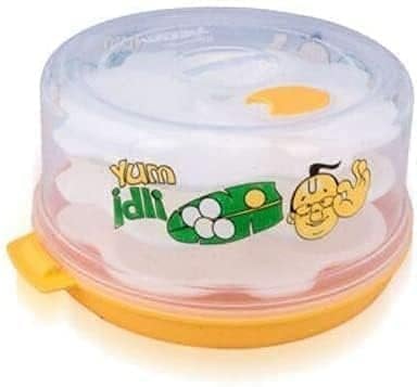 Food Grade Idli Maker Moulds Dhokla Maker Base Microwave Container Use Idli Maker 12 Idli Mould with One Base and 1 Lid