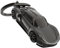 METALMORPHOSE - Porte-clés Supercar Noire - Porte clé Voiture de Luxe - Cadeau Original Homme et Femme